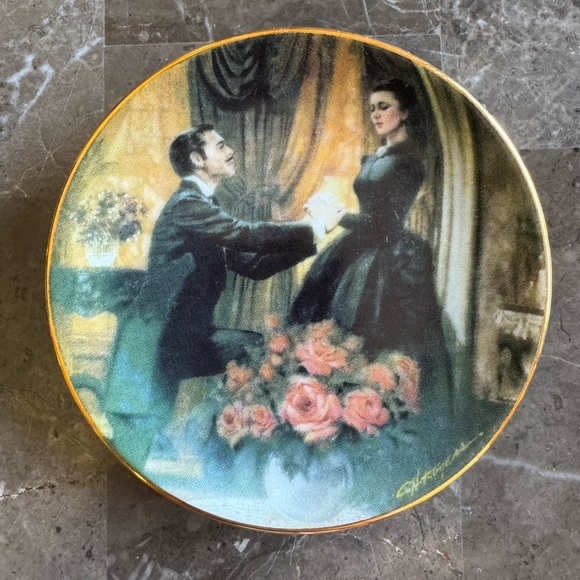 Bradford Exchange | Gone with the Wind “Golden Memories” Mini Plate Collection - Picture 12 of 16
